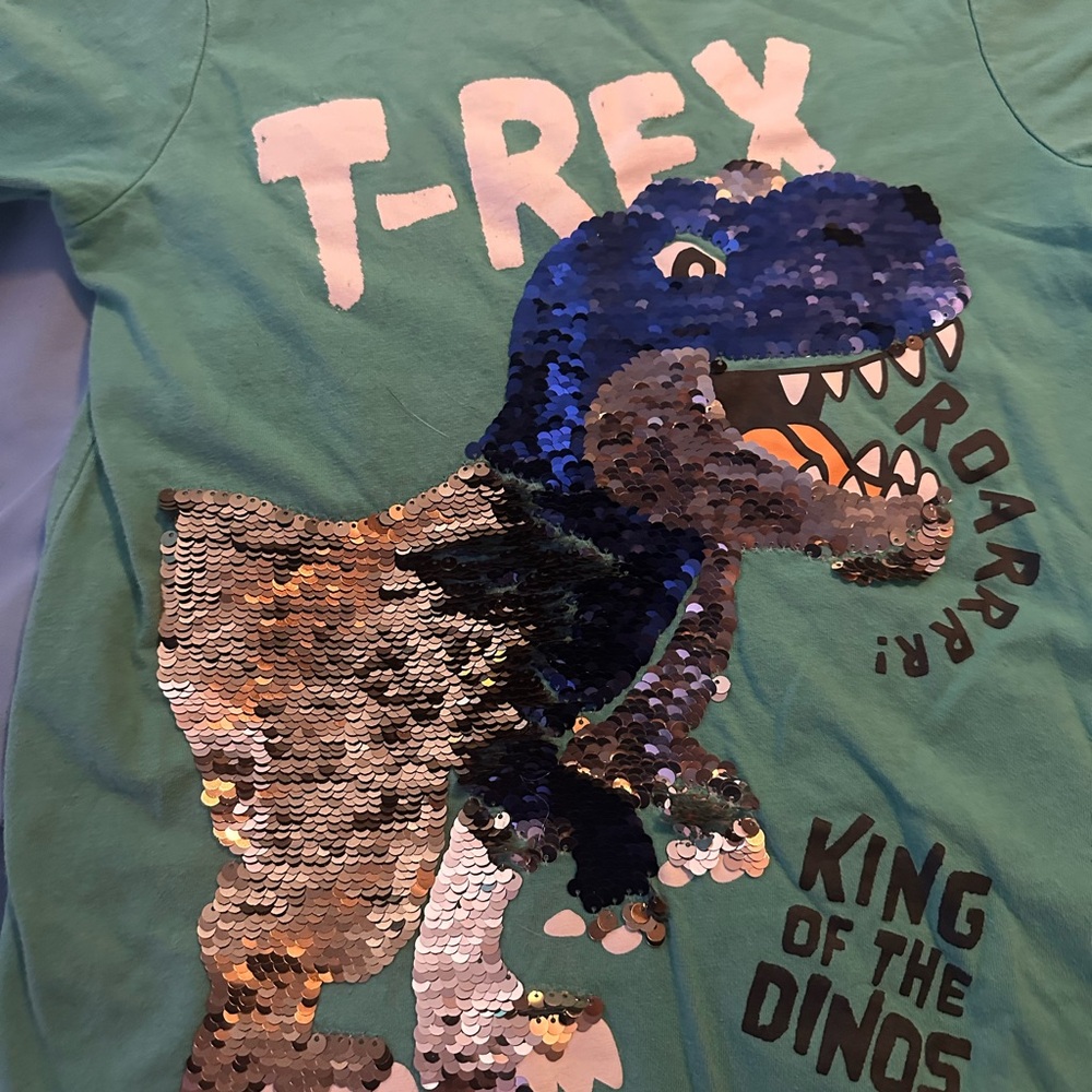 T-Rex Sequin Graphic Tee
